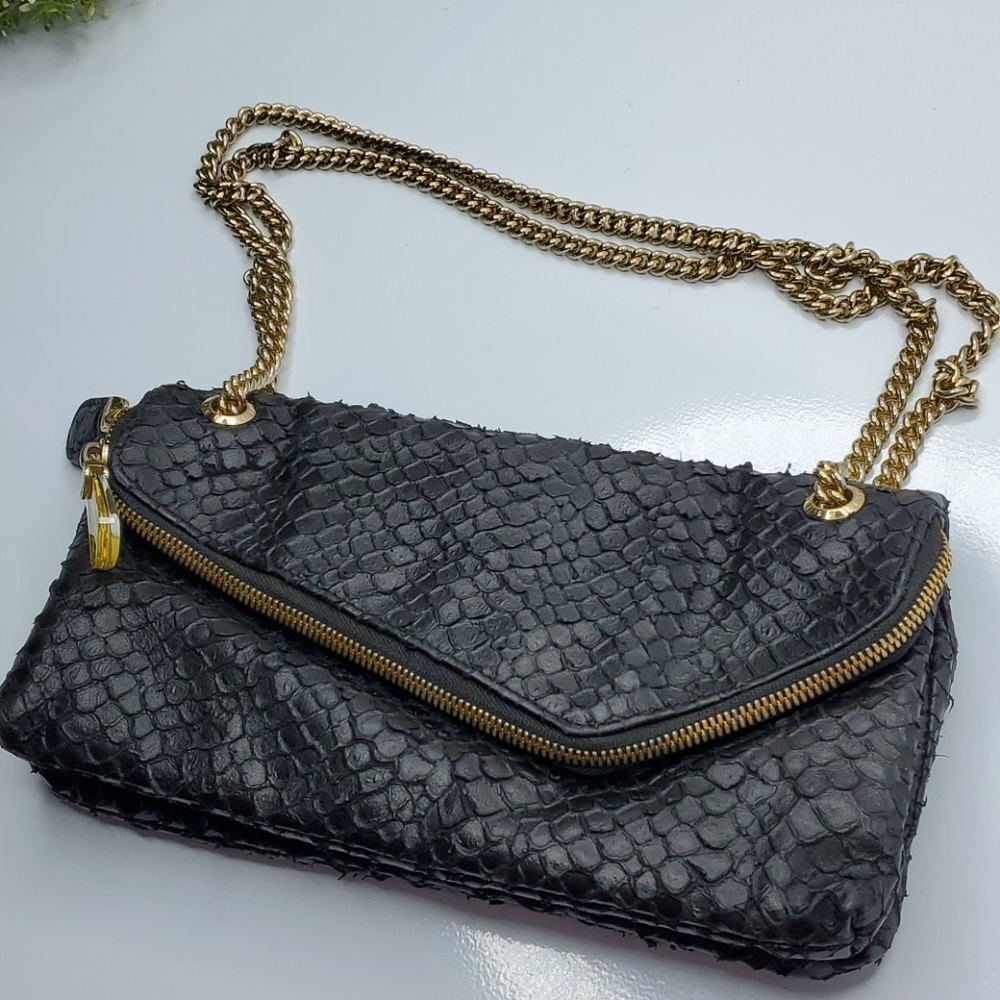 Henri bendel snake 🐍  skin leather bag - Picture 2 of 7